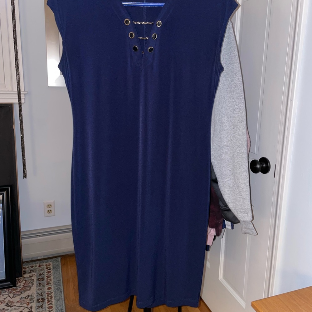 CALVIN KLEIN navy dress